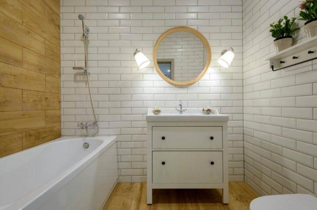 декор ванной комнаты плиткой