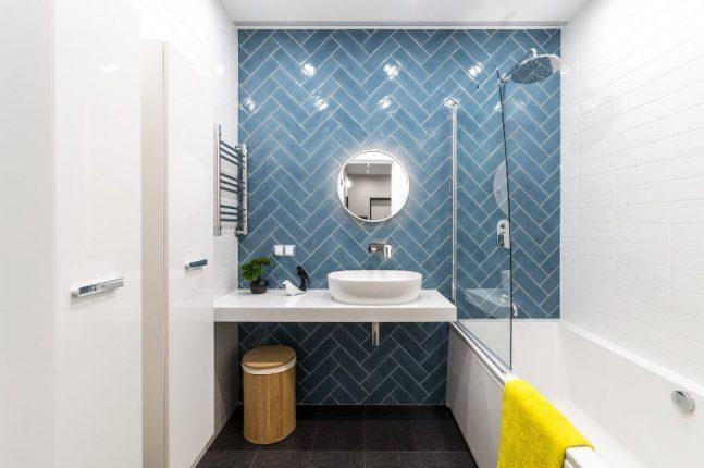 декор ванной комнаты плиткой