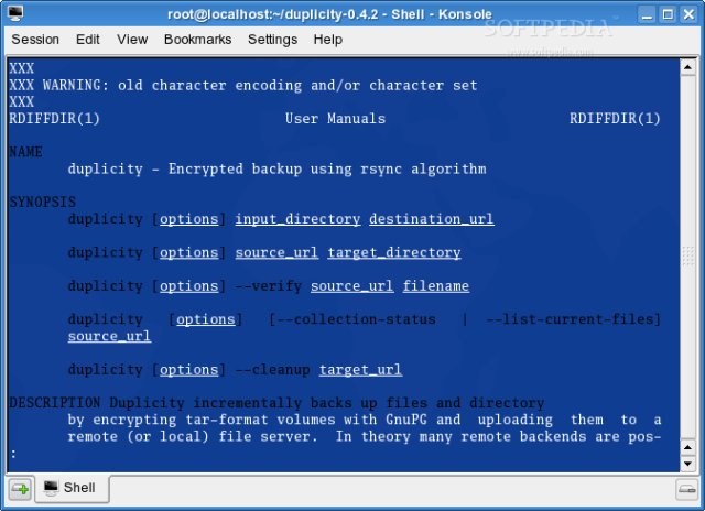 Backup linux сервера с помощью duplicity