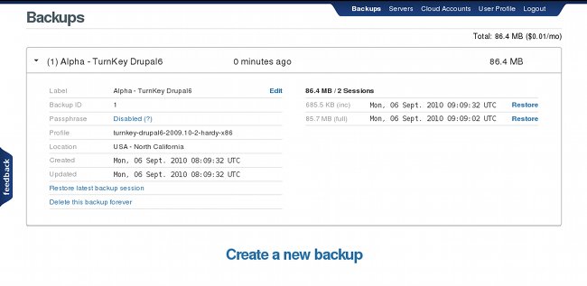 Backup linux сервера с помощью duplicity