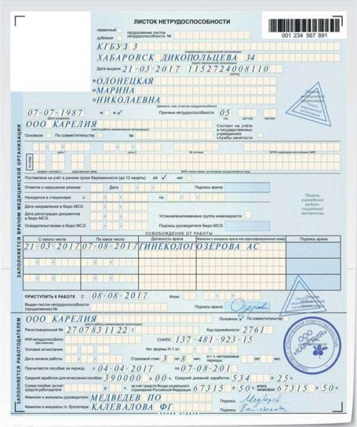 Больничный лист по уходу за больным ребенком маме, отцу и другим родственникам в 2019 году при лечении детей амбулаторно или в стационаре