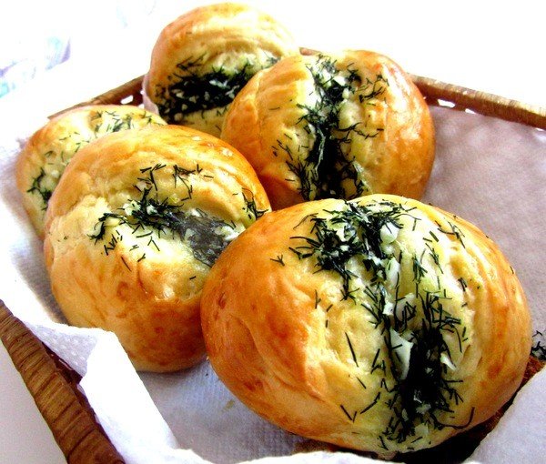Булочки к борщу с чесноком: рецепты с фото