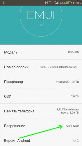 Что такое разрешение экрана смартфона, как его узнать и поменять