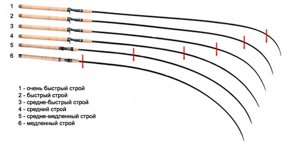 Что такое строй удилища