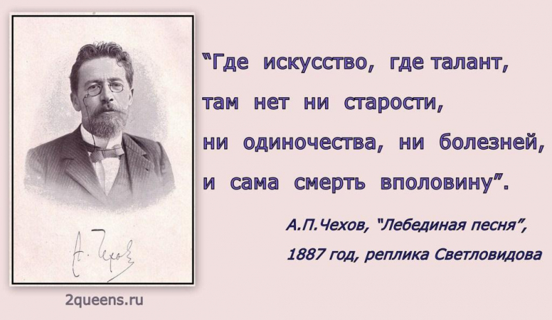 Цитаты и высказывания чехова
