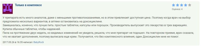 Доксициклин от прыщей: общие рекомендации