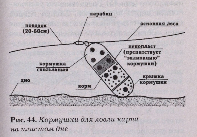 Донные снасти для ловли карпа
