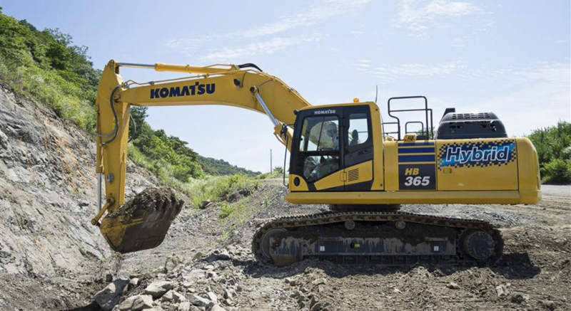 Гибридная система в экскаваторах