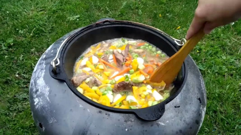 Готовим лагман на костре: пошаговые рецепты