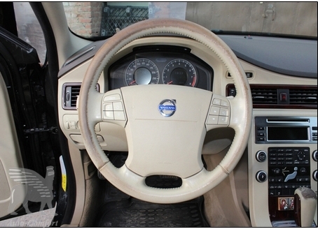 Как омолодить кожаное рулевое колесо?