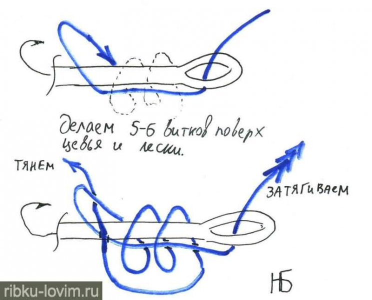 Как привязывать рыболовные крючки