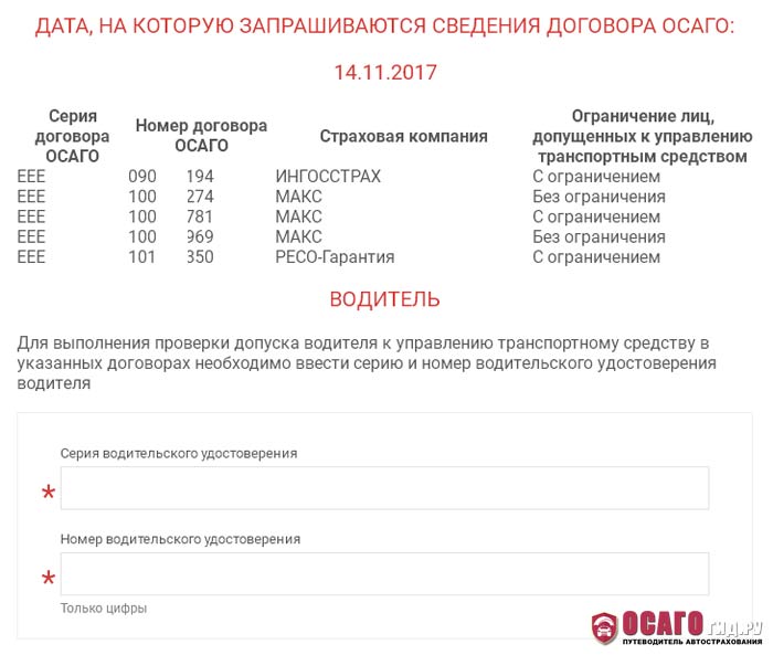 Как проверить наличие осаго по vin номеру автомобиля