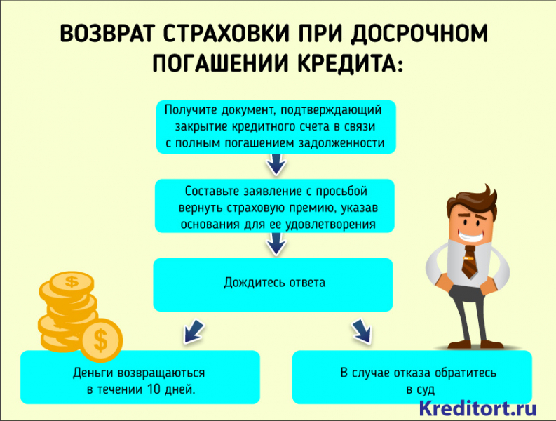 Как реально вернуть страховку после полной выплаты кредита банку в 2019 году: шаблон заявления и порядок действий