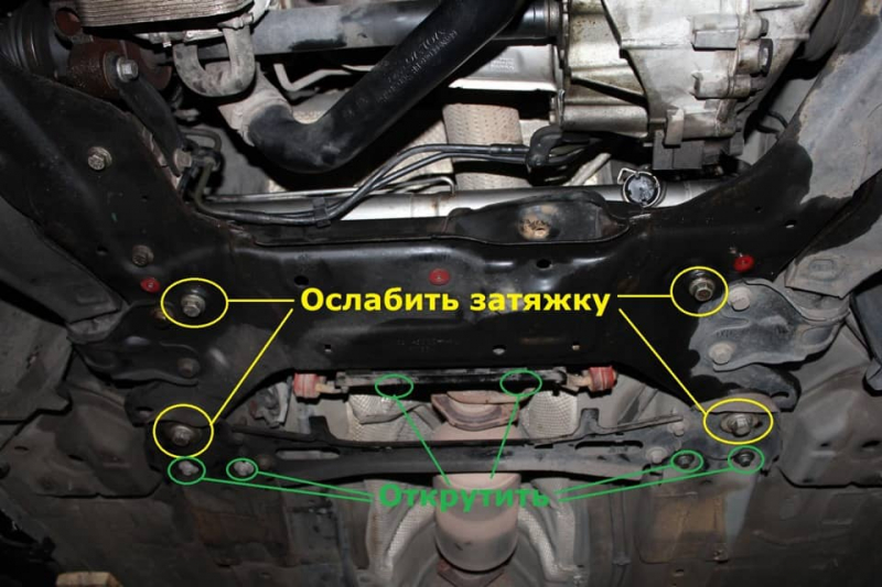 Как снять рулевую рейку