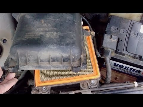 Как заменить воздушный фильтр ваз 2114