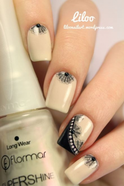 Коричневый маникюр: дизайн ногтей в бежевых тонах и сочетание оттенков