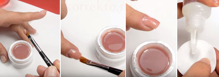 Коррекция гелевых и акриловых ногтей