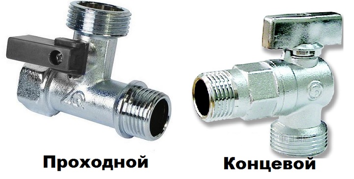 Кран для стиральной машины: разновидности, параметры выбора