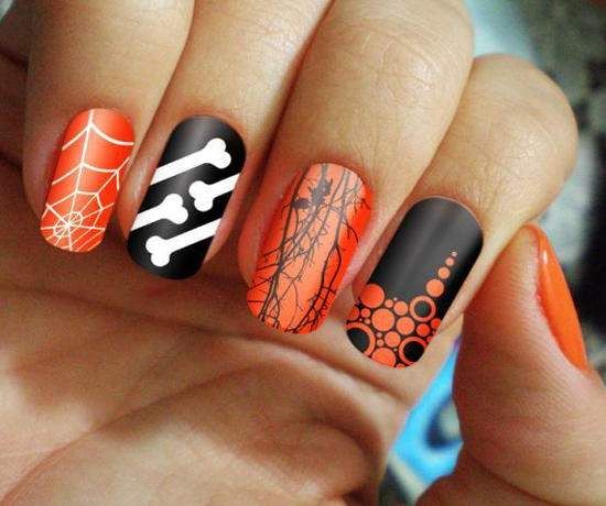 Маникюр на хэллоуин: проявите свою индивидуальность