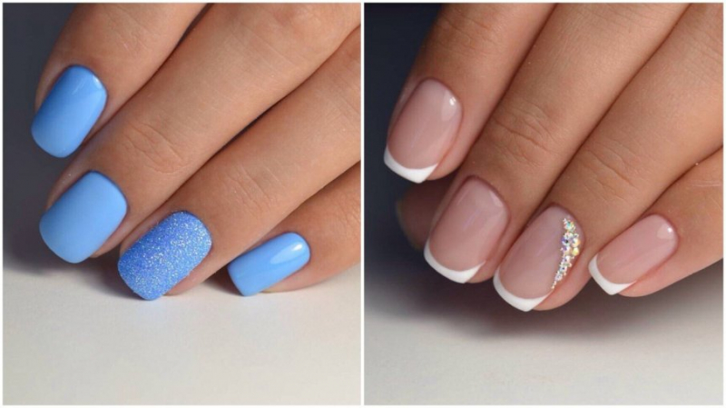 Маникюр на прямоугольные ногти: дизайн на фото
