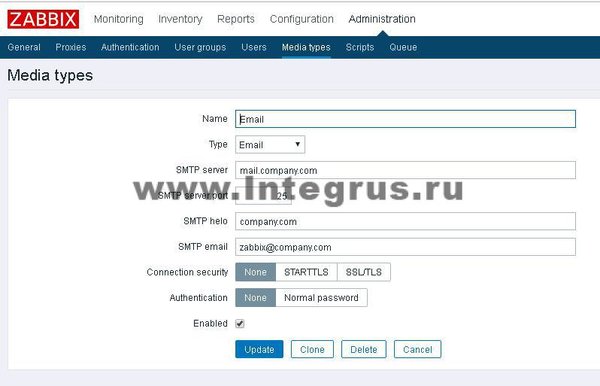Мониторинг значений из текстового файла в zabbix