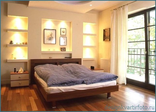 Ниша в спальне, фото подборка