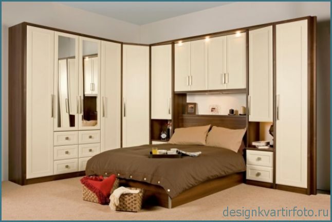 Обустройство угловой спальни своими руками, фото подборка