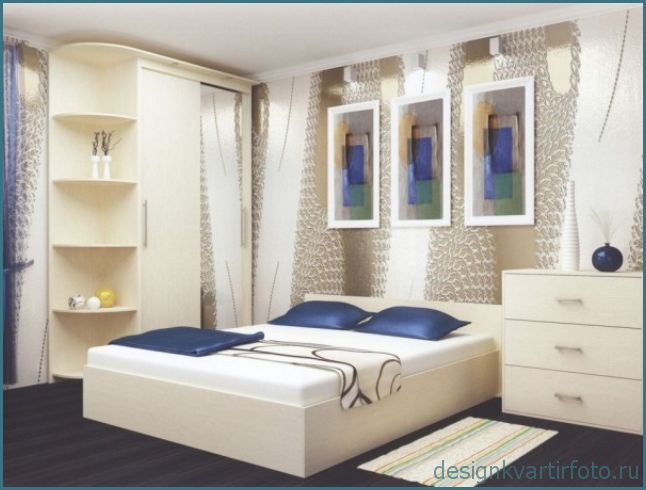 Обустройство угловой спальни своими руками, фото подборка