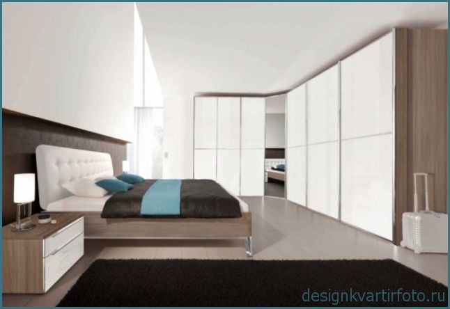 Обустройство угловой спальни своими руками, фото подборка