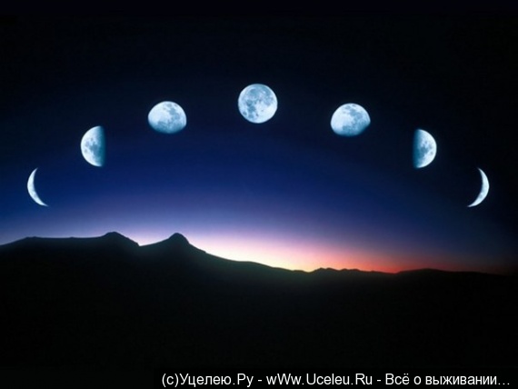 Ориентирование по луне