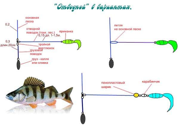 Оснастка для ловли окуня на спиннинг