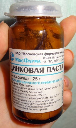Паста цинковая от прыщей: принцип воздействия на организм