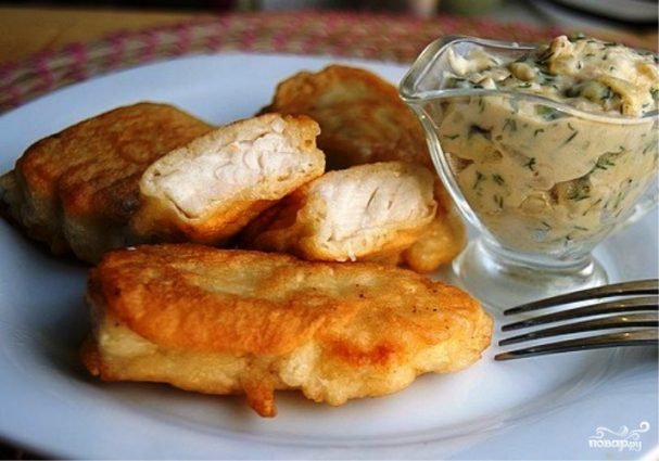 Пивной кляр для рыбы