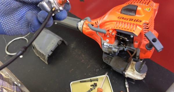 Почему бензиновый или электрический триммер штиль, хускварна, чемпион не набирает обороты