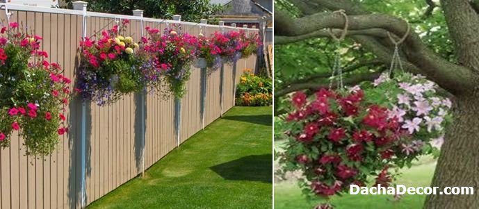 Подвесной сад на даче своими руками