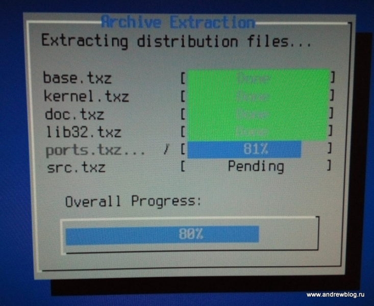 Пошаговая установка freebsd 11 для чайников