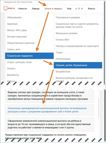 Пособие при рождении ребенка в москве в 2017 году: размер единовременной выплаты и порядок оформления через городской портал госуслуг и мфц мои документы