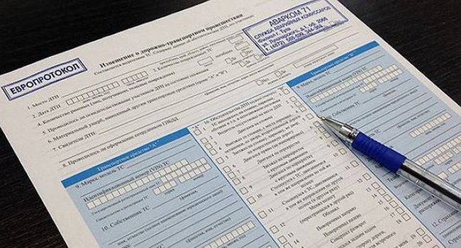 Правила заполнения извещения о дтп по осаго в 2019 году