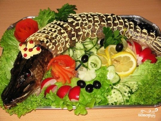 Приготовление щуки в фольге