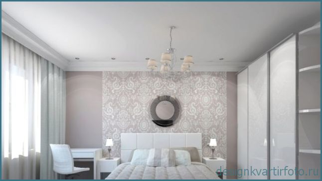 Прямоугольная спальня, фото подборка