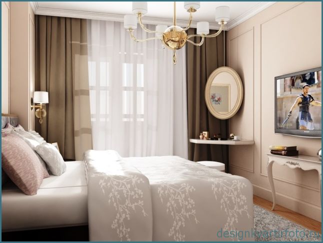 Прямоугольная спальня, фото подборка