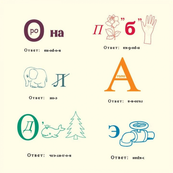 Ребусы в картинках с ответами
