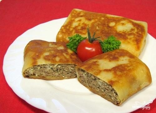 Рецепт блинов из говяжьей печени: свиная начинка, фото и видео