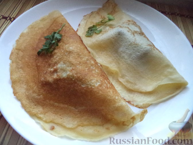 Рецепт блинов из говяжьей печени: свиная начинка, фото и видео