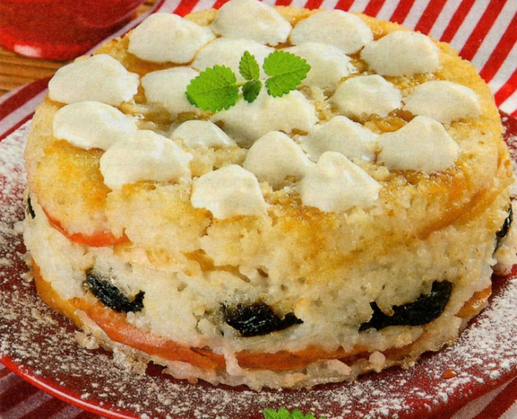 Рисовая запеканка с яблоками в духовке: рецепты с фото, вариант с творогом