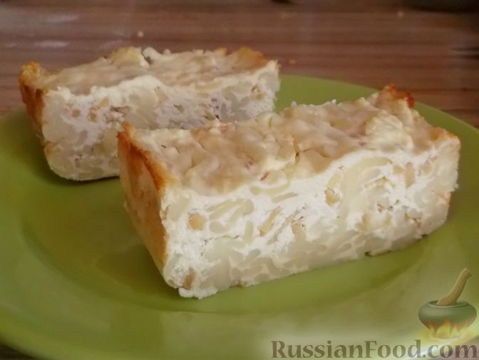 Рисовая запеканка с яблоками в духовке: рецепты с фото, вариант с творогом