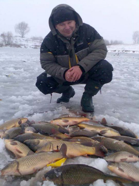 Рыбалка на карпа зимой