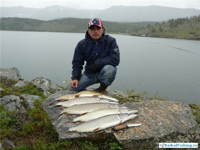 Рыбалка на озере байкал