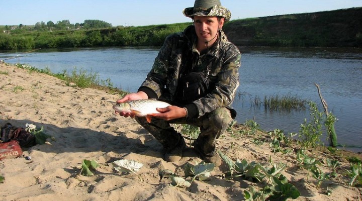 Рыбалка на речке сура