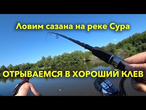 Рыбалка на речке сура